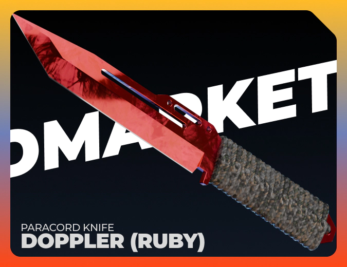 Paracord Knife Doppler (Ruby)